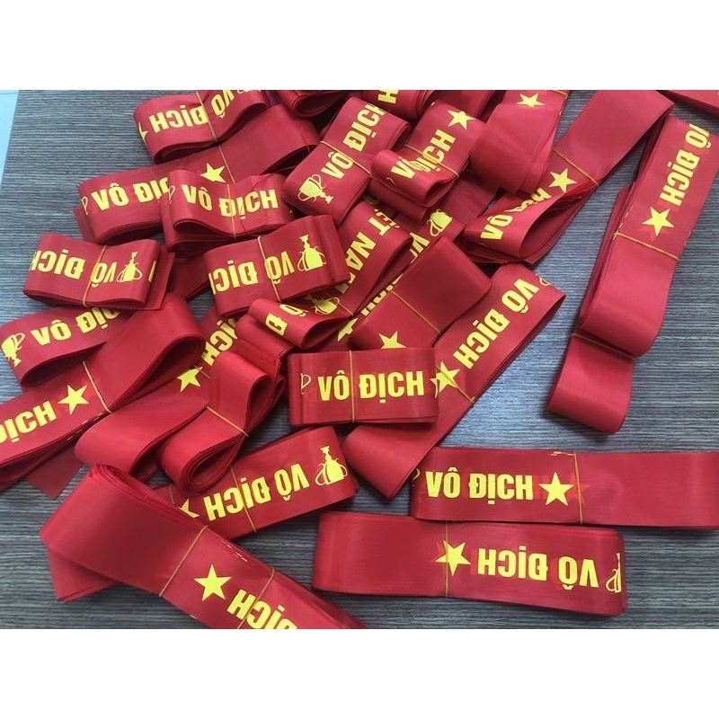 IN THEO YÊU CẦU ] Băng Rôn Đeo Đầu - Cổ Vũ - IN CAO CẤP - Thiết Kế Miễn Phí | Shopee Việt Nam