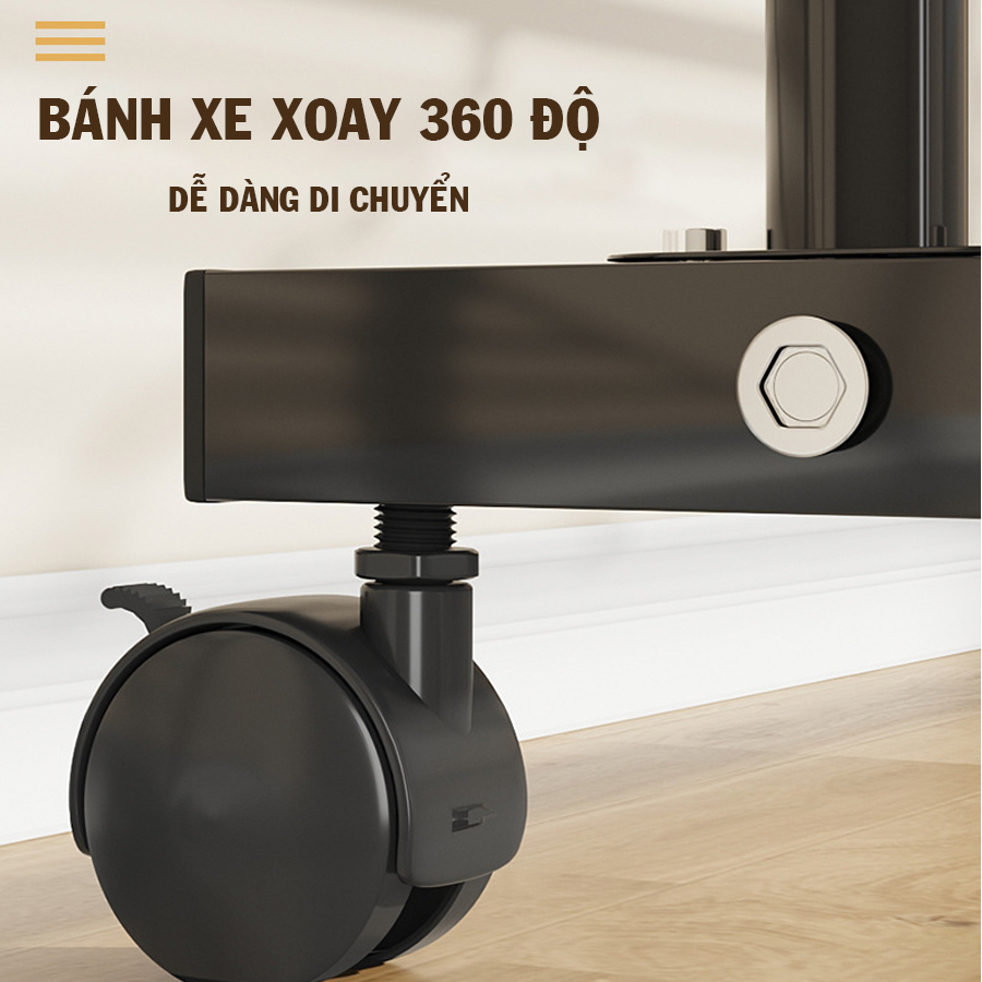 Kệ Treo Quần Áo Giá phơi đồ xào phơi có bánh xe Đồ Ban Công Tiện Lợi | BigBuy360 - bigbuy360.vn