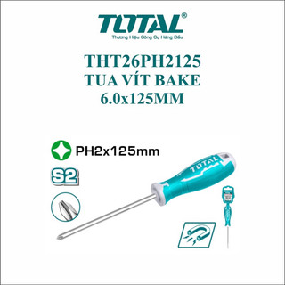 ĐỒ NGHỀ TOTAL Tua vít bake 3MM–>8MM  THT26PH0075/ THT22316/THT26PZ1100/THT26PH2125/ THT26PH3150