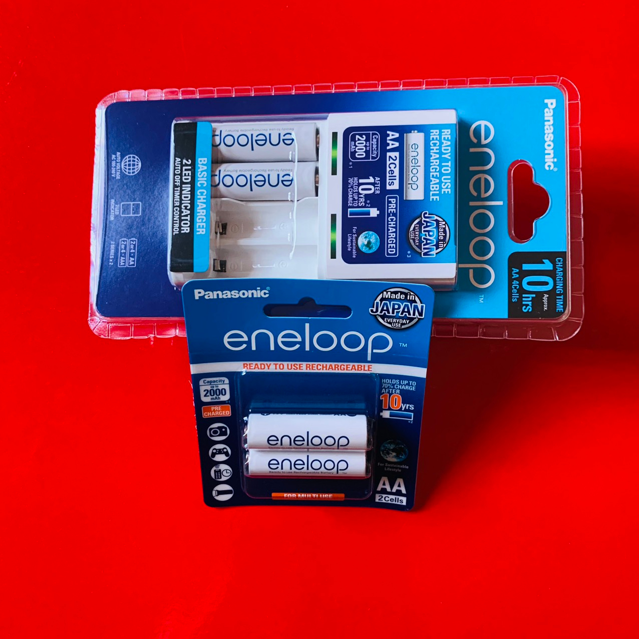 Máy sạc Pin/ Bộ sạc pin Panasonic BQ-CC51 kèm 4 pin sạc Eneloop 2000mAh ...