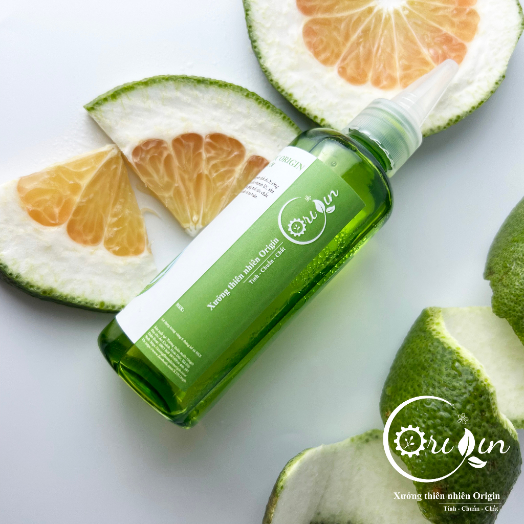 Nước dưỡng tóc tinh dầu bưởi Origin [Ngăn rụng, kích mọc tóc an toàn] - Tinh dầu bưởi xanh tự nhiên - 100ml