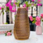 Bình Hoa Gốm Bát Tràng Họa Tiết Nổi Chiếc Lá Dáng Phình Đáy Cao 18-27cm Decor Trang Trí Để Bàn Đẹp