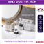 Hộp nhựa Mica đựng tăm bông, bông tẩy trang trong suốt - đa năng, tiện dụng