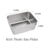 Hộp đựng thực phẩm hình chữ nhật, chất liệu inox304, có nắp đậy - đa năng, tiện dụng, siêu bền