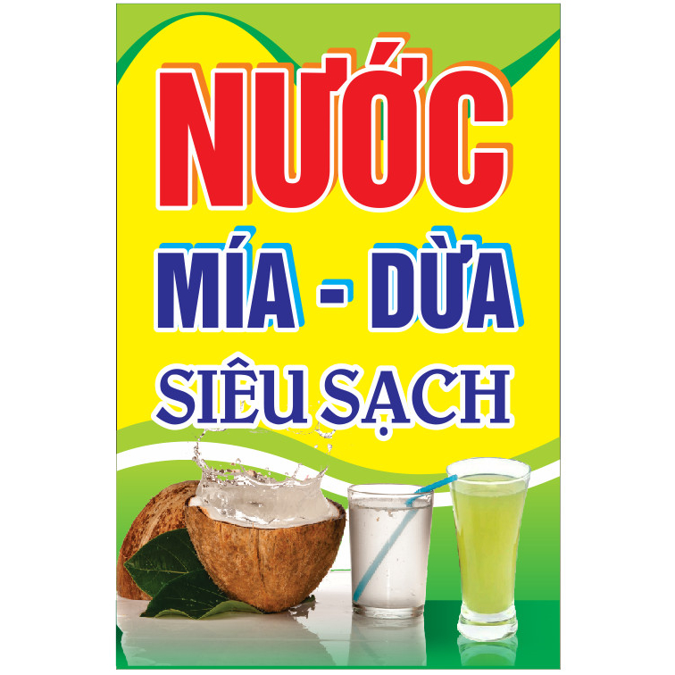 Đề can in nước mía siêu sạch bóc dán máy ép mía chống nước nhiều kích thước giá siêu rẻ