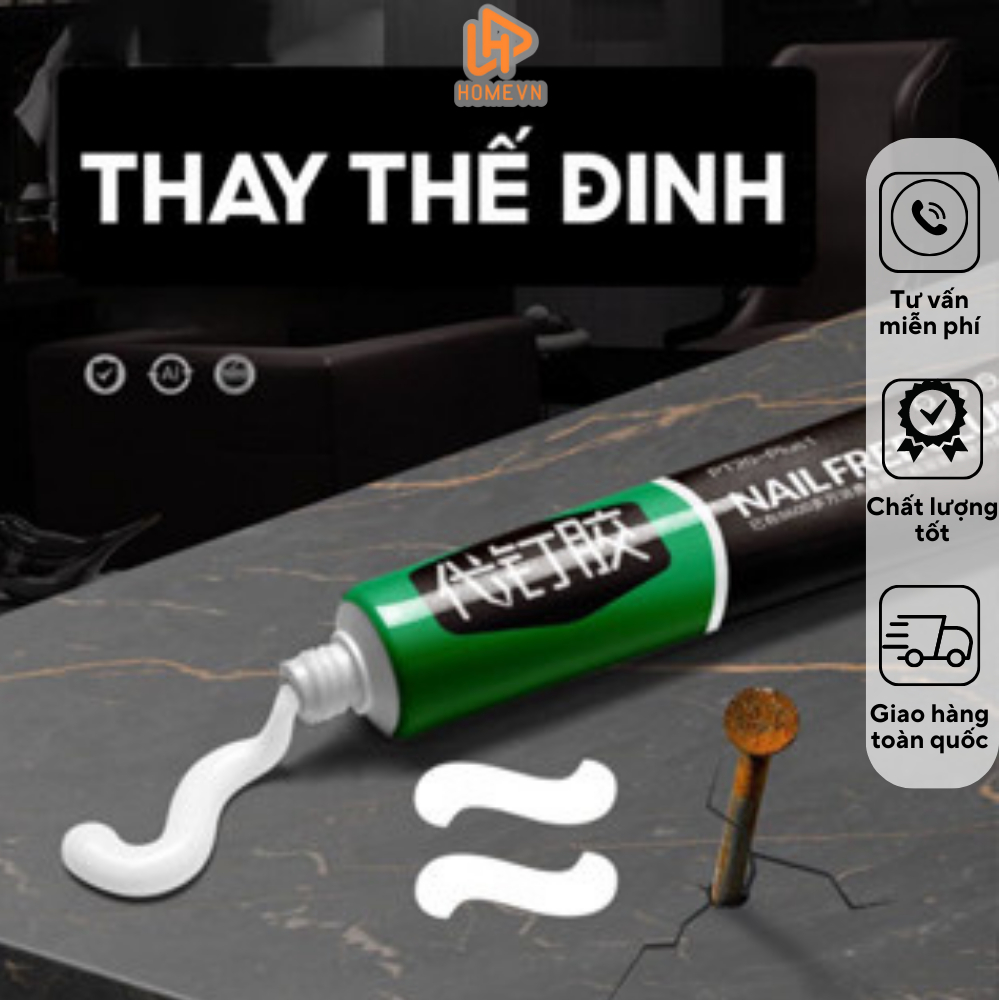 Keo Siêu Dính Dán Mọi Bề Mặt Tuýp Inox Lớn, Keo Dán Đa Năng No More ...
