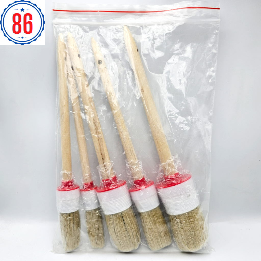 Cọ rửa xe,detailing cán gỗ lông heo | Shopee Việt Nam