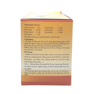 ORESOL - 3B MIK ORGANIC bù nước và điện giải hộp 40 gói