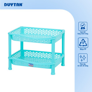 Kệ Nhí 2 Ngăn DUY TÂN nhựa PP, ABS, kệ úp chén bát, đựng đồ đa năng