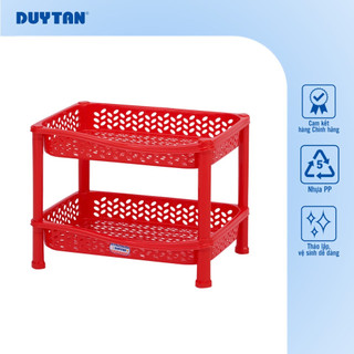 Kệ Nhí 2 Ngăn DUY TÂN nhựa PP, ABS, kệ úp chén bát, đựng đồ đa năng