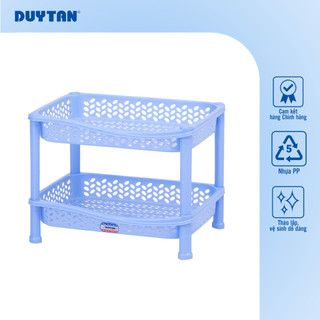 Kệ Nhí 2 Ngăn DUY TÂN nhựa PP, ABS, kệ úp chén bát, đựng đồ đa năng