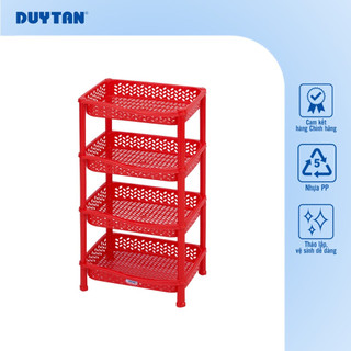 Kệ Nhí 4 Ngăn DUY TÂN nhựa PP, ABS, kệ úp chén bát, đựng đồ đa năng