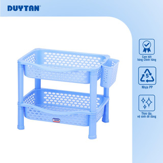 Kệ Kiểu 2 Ngăn DUY TÂN nhựa PP, kệ úp chén bát, đựng đồ đa năng
