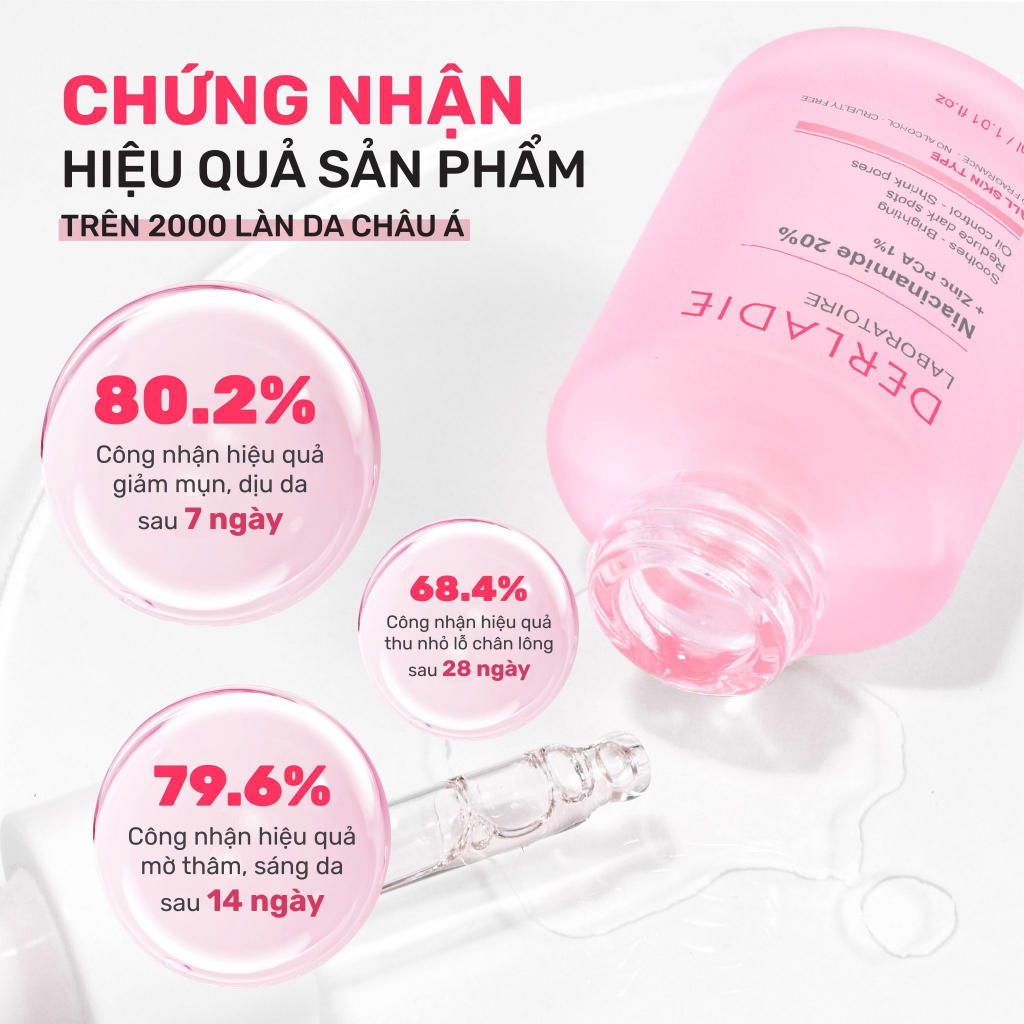Ảnh Tinh chất Derladie Laboratoire Pore Tightening Ampoule 3