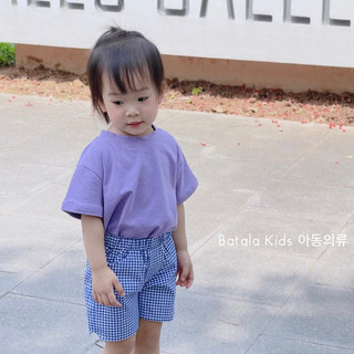 Áo Phông Cotton Batala Kids cho bé trai bé gái phom thụng màu sắc sặc sỡ dễ thương cho bé 10-25kg AOBATALA