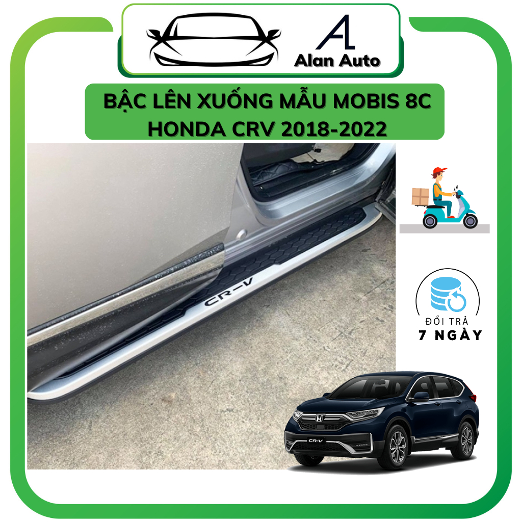 Bậc Lên Xuống xe HONDA CRV 2018-2022, Bệ bước chân Mẫu Mobis siêu chắc chắn