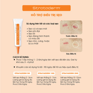 Strataderm Gel ngăn ngừa và làm mờ sẹo của Thụy Sĩ