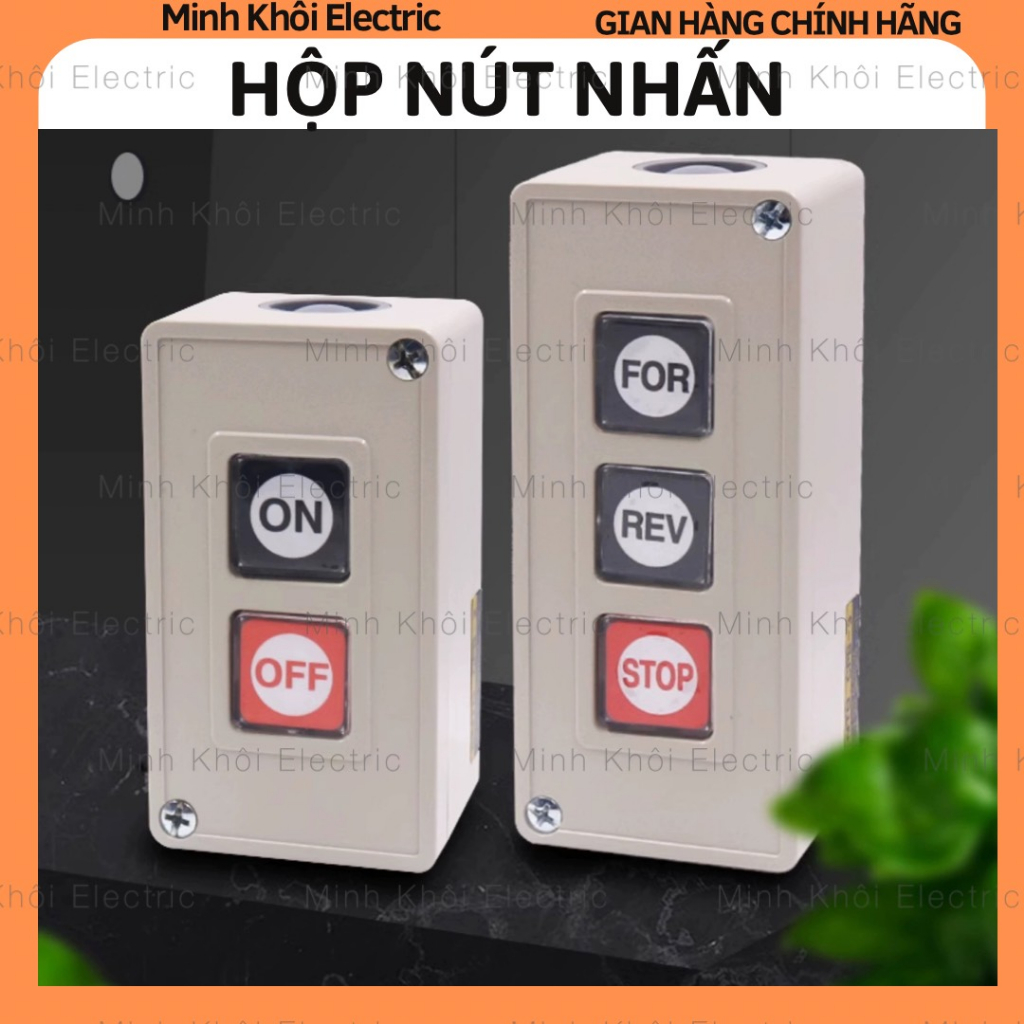 Công tắc nút nhấn, hộp nút nhấn for rev stop công tắc on off , công tắc ...