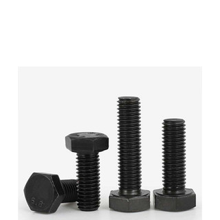 (Đen 8.8)  M8,M10,M12, M14,M16 Bulong lục giác ngoài đen M8-M16 cấp bền 8.8