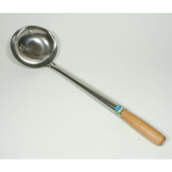 Vá canh inox cán gỗ dài 50cm | Shopee Việt Nam