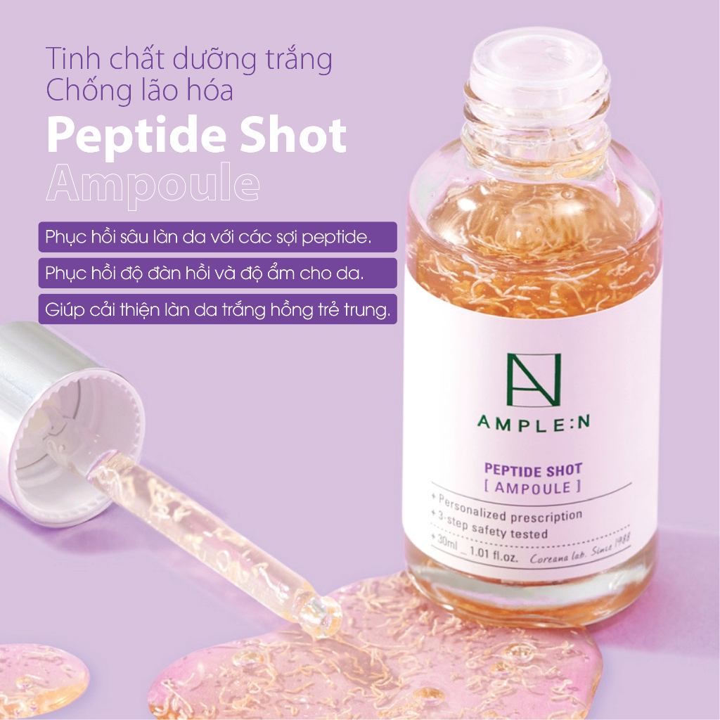 Ảnh Tinh Chất Dưỡng Trắng, Chống Lão Hóa AMPLE:N Peptide Shot Ampoule 2