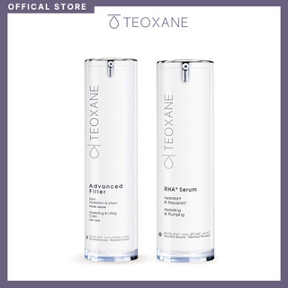 Combo Serum dưỡng ẩm và căng bóng da Teoxane RHA Serum + Kem dưỡng ẩm mờ nhăn Teoxane Advanced Filler