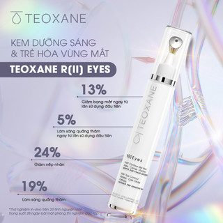 Kem dưỡng sáng, mờ nếp nhăn và trẻ hóa vùng mắt Teoxane RII Eyes