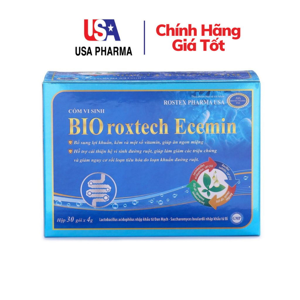 Cốm vi sinh BIO Roxtech Ecemin giúp bé ăn ngon, tiêu hóa tốt, giảm rối ...