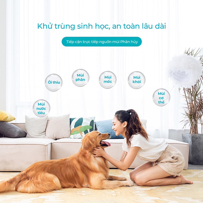 Xịt khử mùi, khử khuẩn Nội Địa Trung an toàn cho Chó Mèo chai 100-500ml