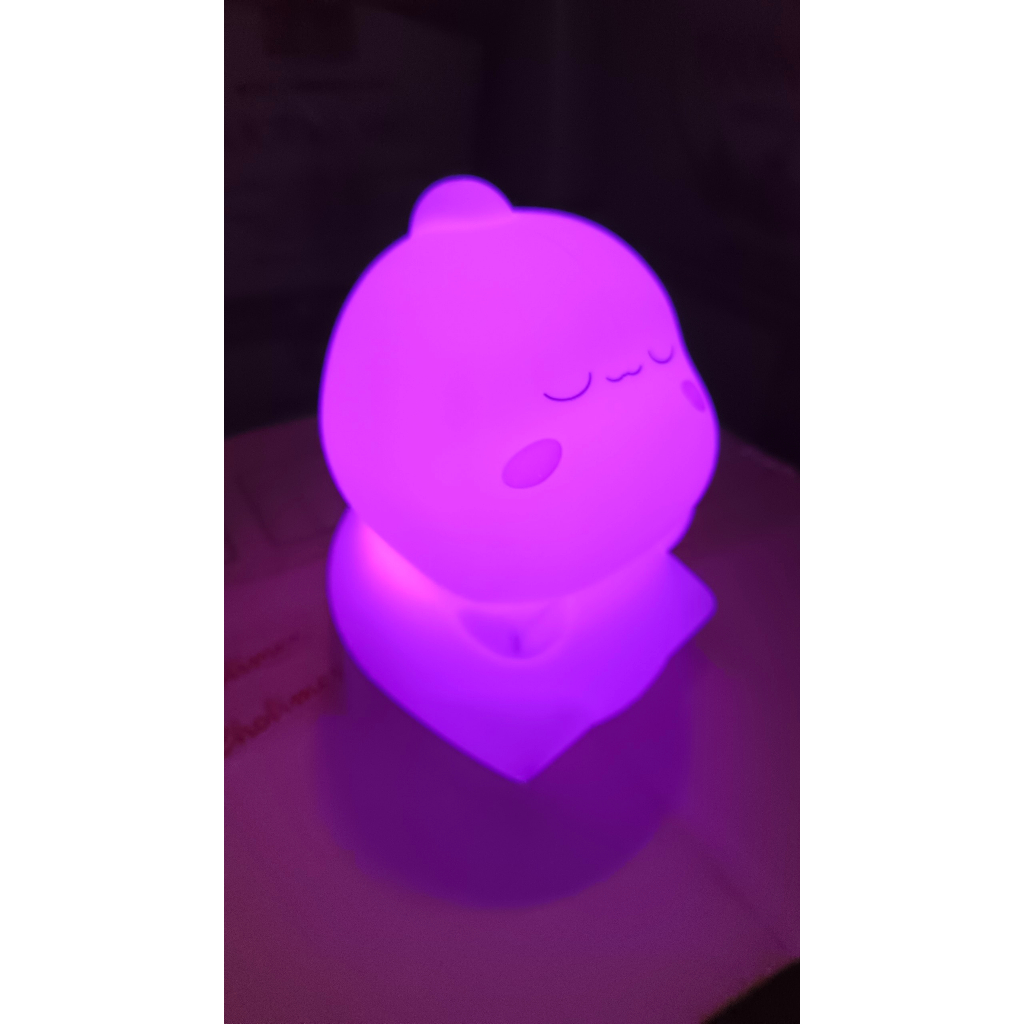 Đèn Ngủ Em Bé Ngoan Silicone, chuyển 7 màu