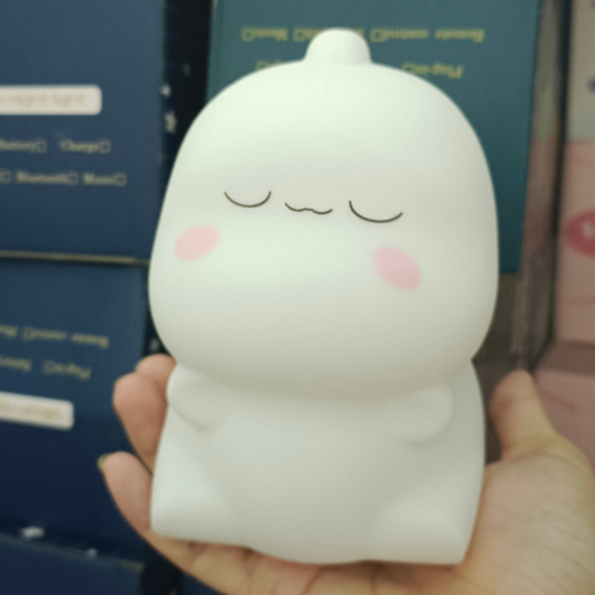 Đèn Ngủ Em Bé Ngoan Silicone, chuyển 7 màu