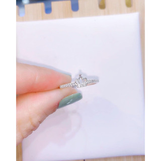 Nhẫn nữ bạc ta LoPa dáng vương miện nhỏ xinh điệu đà