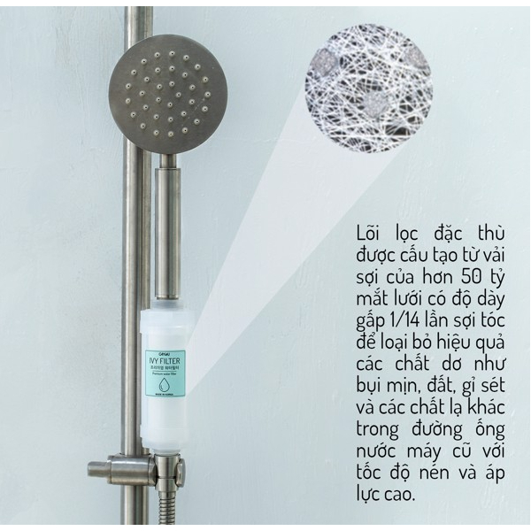 LÕI LỌC NƯỚC VÒI SEN IVY FILTER CHO BÉ MADE IN KOREA