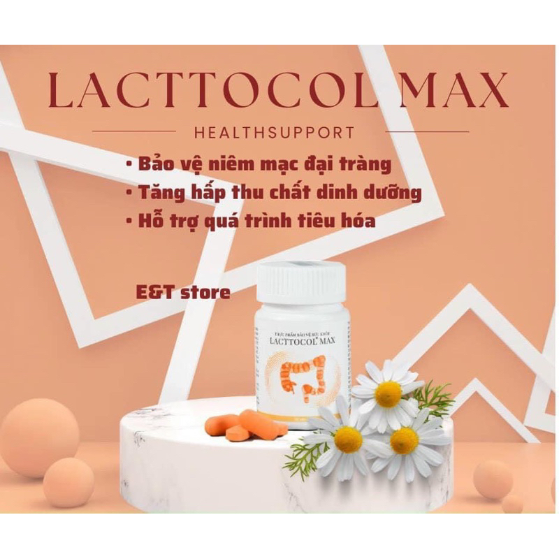 Viên uống LACTOCOL MAX cho một hệ tiêu hóa khỏe mạnh | Shopee Việt Nam