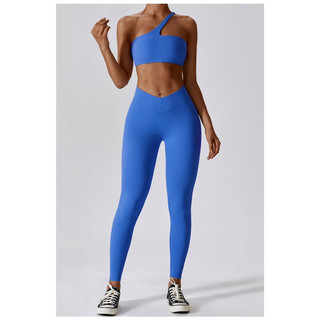 Bộ đồ tập gym,yoga nữ cao cấp thiết kế 1 dây chéo (mã lb110)