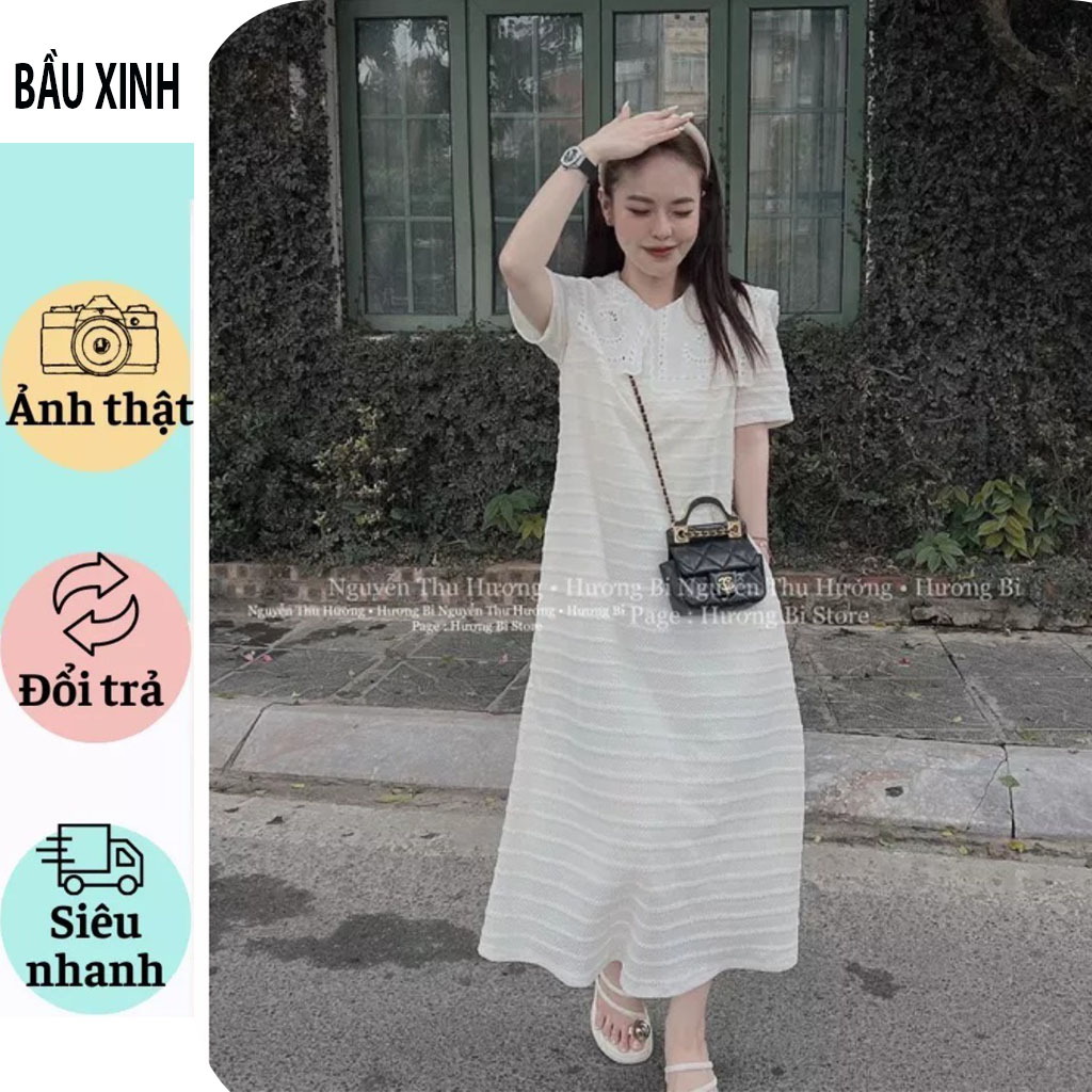 [V396 BẦU XINH] VÁY BẦU CÔNG SỞ DỰ TIỆC MÙA HÈ-ĐẦM BẦU THIẾT KẾ DÁNG ...