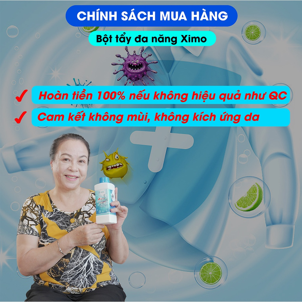 Ảnh Combo Sạch Nhà Thơm Cửa Bột tẩy vết bẩn Ximo Chai Xịt Tẩy Cặn Canxi CleanZ Chống Ăn Mòn Inox Kèm Lọ Tỏa Hương 2