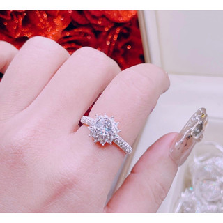 Nhẫn sen bạc ta thanh lịch sang chảnh bạc đẹp LOPA