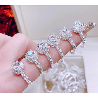 Nhẫn sen bạc ta thanh lịch sang chảnh bạc đẹp LOPA