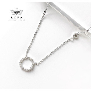 [ KÈM NƯỚC RỬA BẠC] Dây chuyền SK50 bạc LoPa Huyền Thoại Biển Xanh dáng nhẹ nhàng,Bạc LoPa