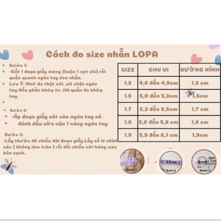 Nhẫn tuyết bạc ta LoPa dáng nhẹ nhàng thanh mảnh