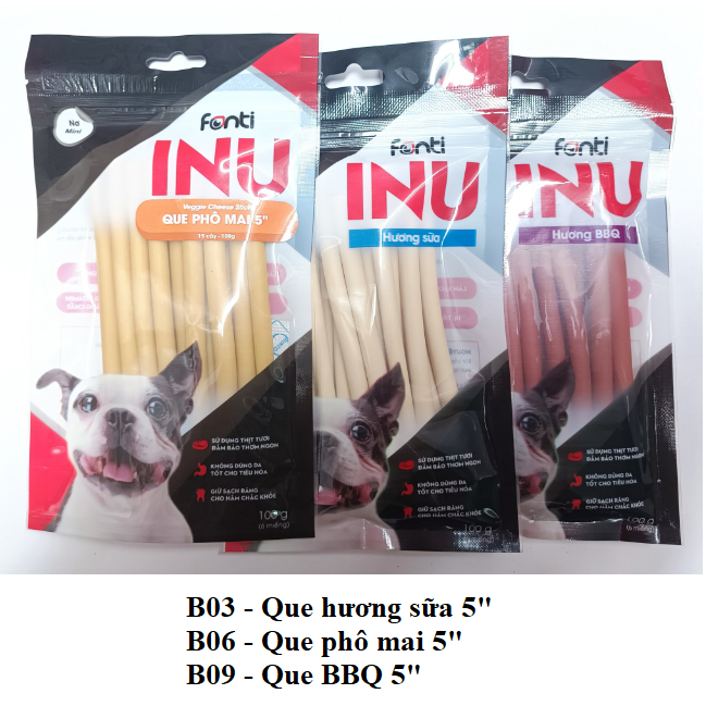 Xương gặm sạch răng cho chó Fonti 13-15 cây 1 túi