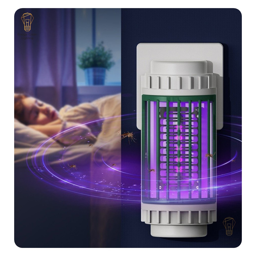 Ảnh Đèn Bắt Muỗi , Bẫy Muỗi Diệt Côn Trùng Energy Green Lighting DGS-223 - Kiêm Đèn Ngủ - An Toàn , Hiệu Quả - BH 1 Năm 1