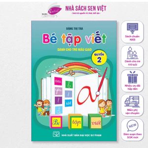 Sách – Cuốn Bé Tập Tô Chữ Cái Dành Cho Trẻ Mẫu Giáo – Dành cho trẻ mẫu giáo - TRÀ