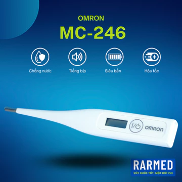 Nhiệt kế điện tử đo miệng, kẹp nách, hậu môn Omron MC-246