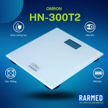 Cân sức khỏe điện tử OMRON HN-300T2 Bluetooth đo chỉ số cân nặng & BMI