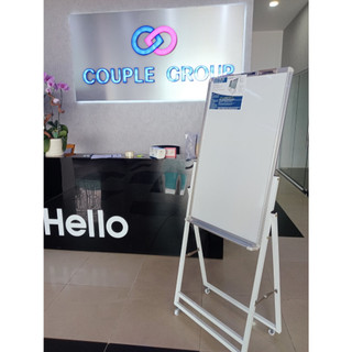 Bảng Flipchart có chân xếp gọn POLYTAIWAN - Mặt bảng trắng trơn không ô ly