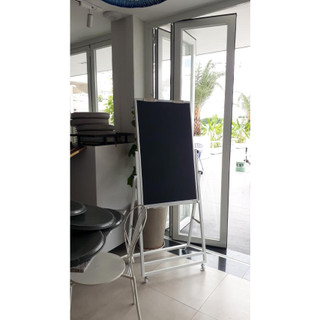 Bảng Flipchart F3 viết phấn POLY 120x80 đen trơn