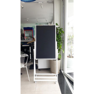 Bảng Flipchart F3 viết phấn POLY 120x80 đen trơn