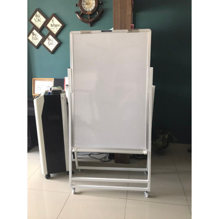Bảng viết bút lông có chân xếp gọn F3 Greenlam KT 100x60cm (Bavico) - Không ô ly